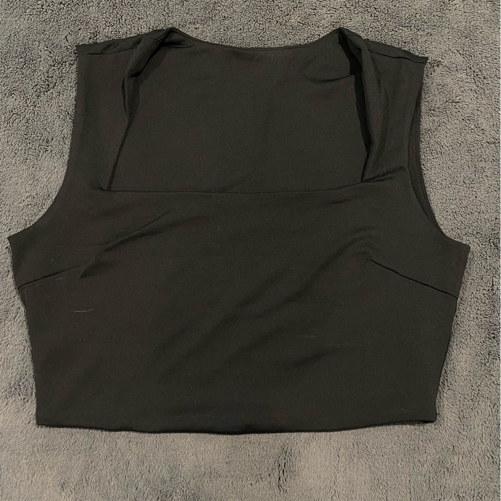 Square neck tank top